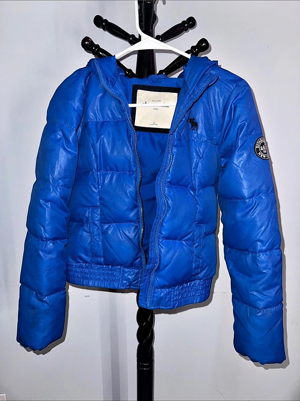 Abercrombie Kids Blue Boys XL Puffer Jacket